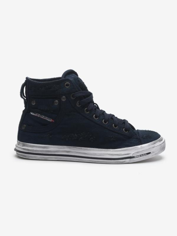 Boty Diesel Magnete Exposure Iv W - Sneaker Mid Černá