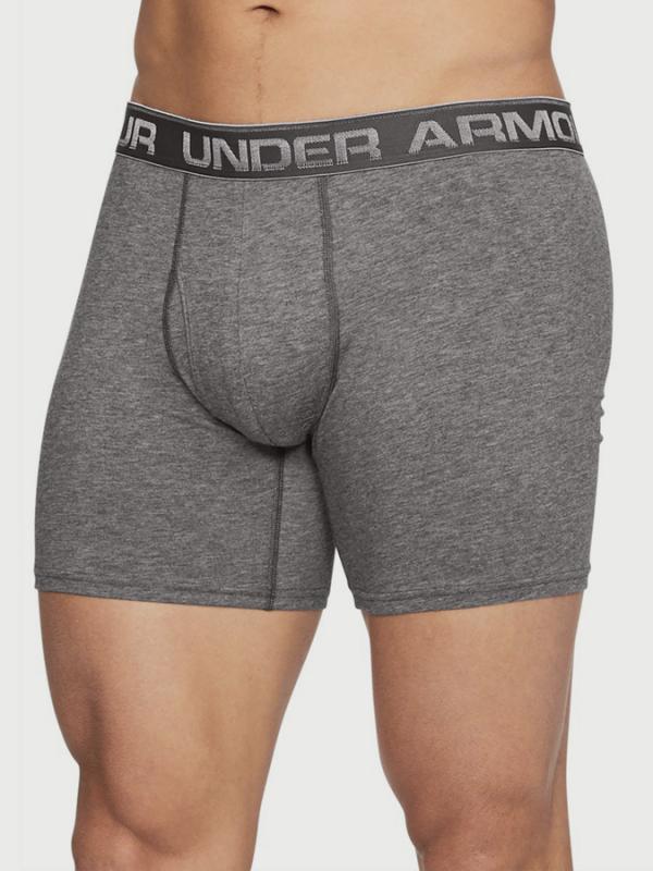 Boxerky Under Armour Threadborne Natural 6 In Šedá