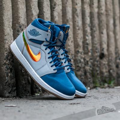 Air Jordan 1 Retro High Nouv Wolf Grey/Gold Leaf-French Blue-White