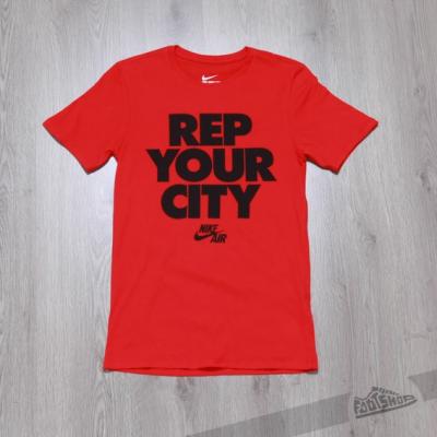 Nike Rep Your City Tee Red