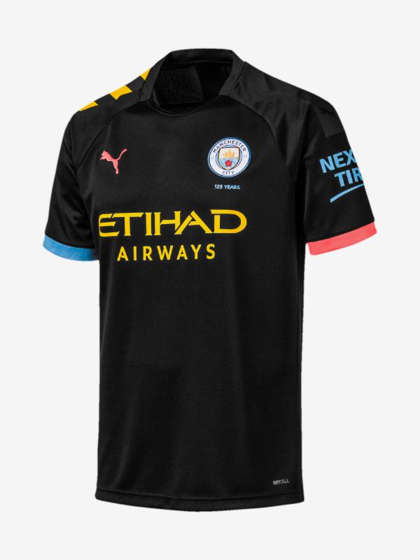Dres Puma Mcfc Away Shirt Replica Ss Černá