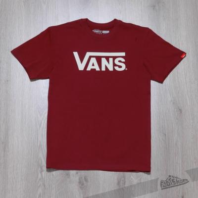 Vans M Vans Classic Tee Burgundy/ White Caps