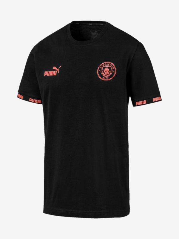 Tričko Puma Mcfc Ftblculture Tee Černá