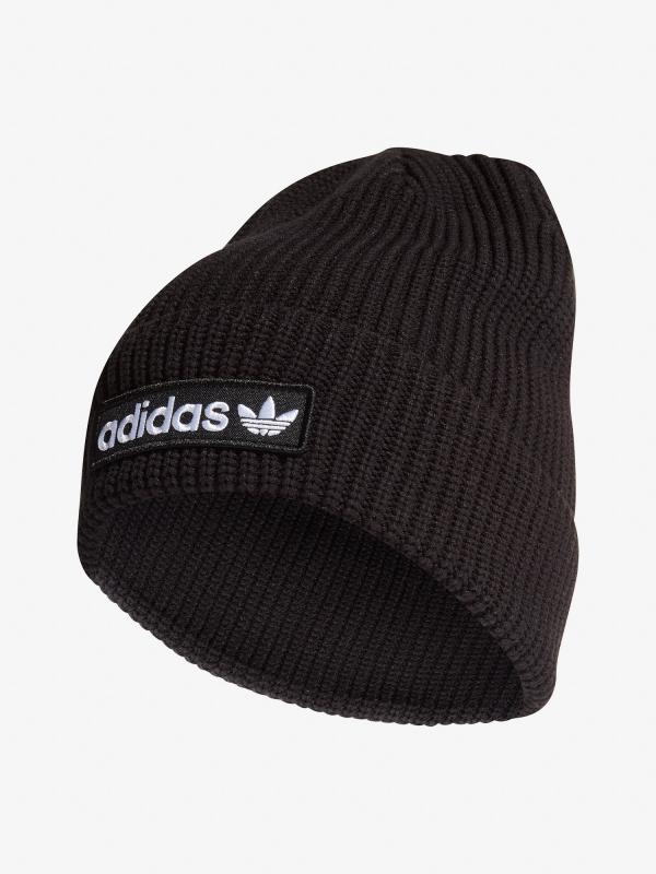 Čepice adidas Originals W Rib Beanie Černá