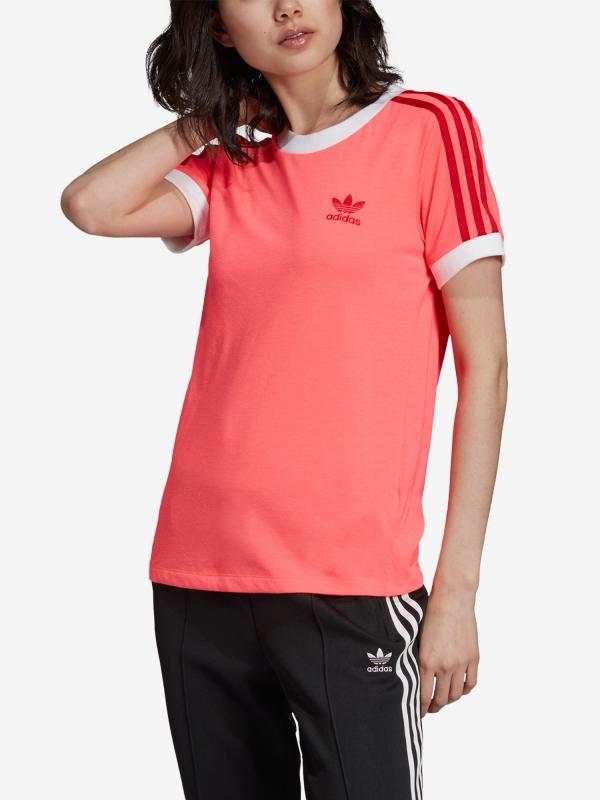 Tričko adidas Originals 3 Str Tee Červená