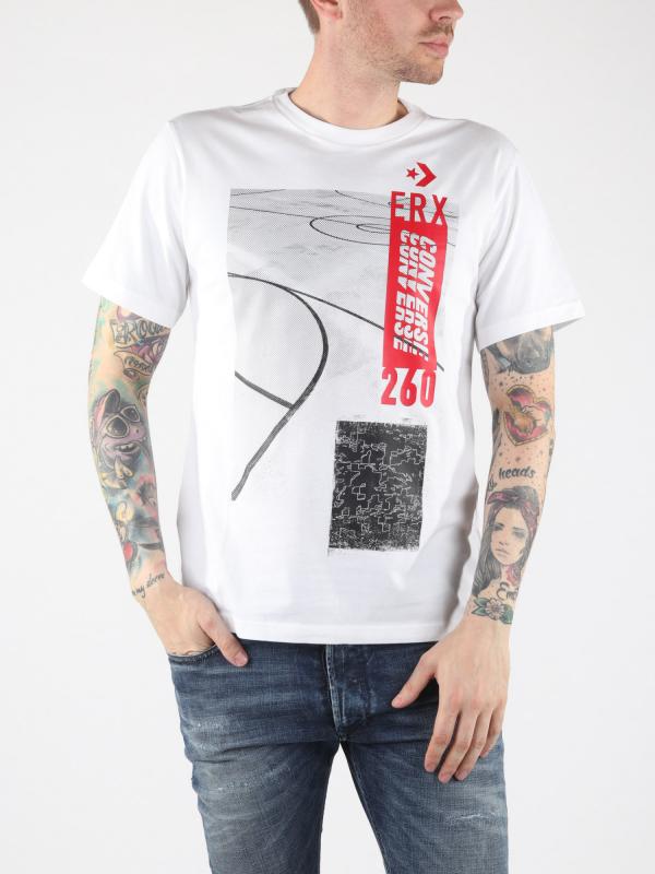Tričko Converse ERX SHORT SLEEVE TEE Bílá