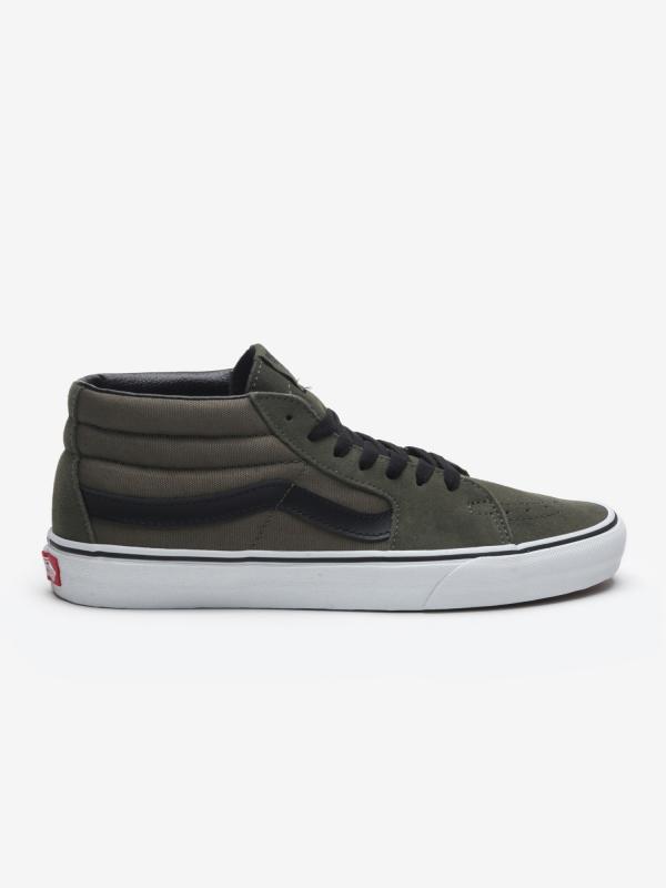 Boty Vans Ua Sk8-Mid Grapeleaf/Trwht Zelená