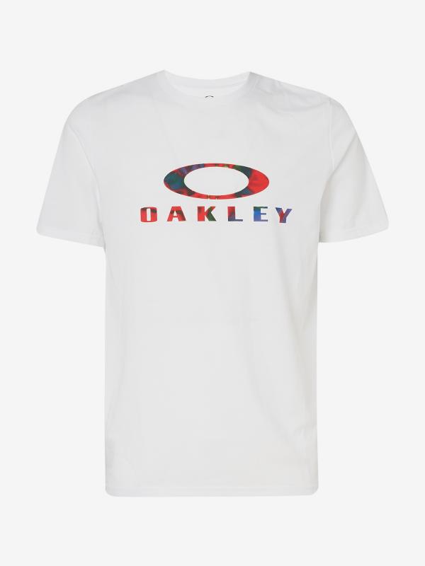 Tričko Oakley Ellipse Rainbow Tee White Bílá