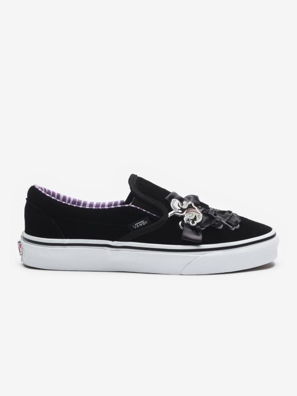 Boty Vans Ua Classic Slip-On Lace (Disney) Haunted Černá