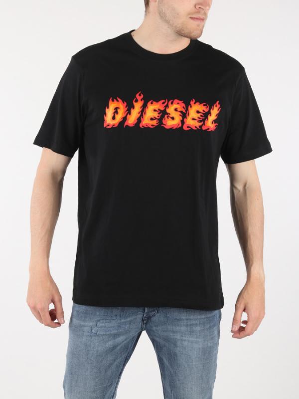Tričko Diesel T-Just-Sh Maglietta Černá