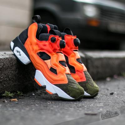 Reebok Instapump Fury Asym Canopy Green/ Peach/ Red