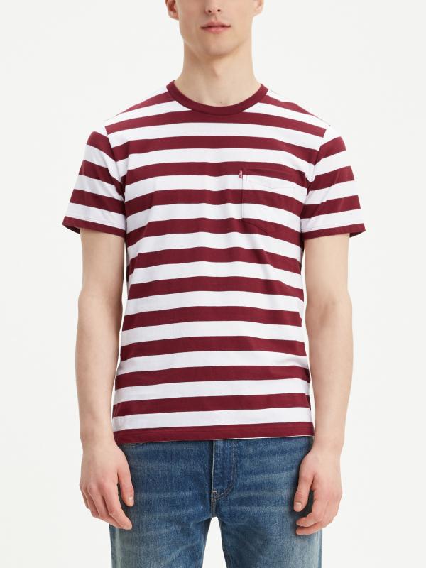 Tričko LEVI'S Ss Setin Sunset Pocket Planter Barevná
