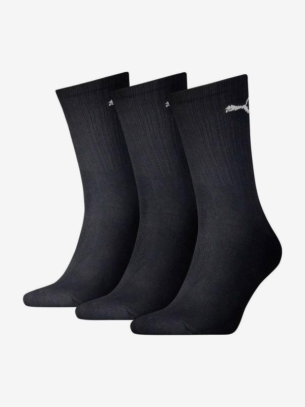 Ponožky Puma Sport 3 Pack Černá