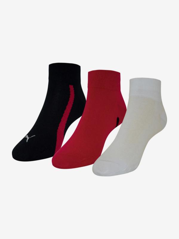 Ponožky Puma Unisex Lifestyle Quarters 3 Pack Barevná