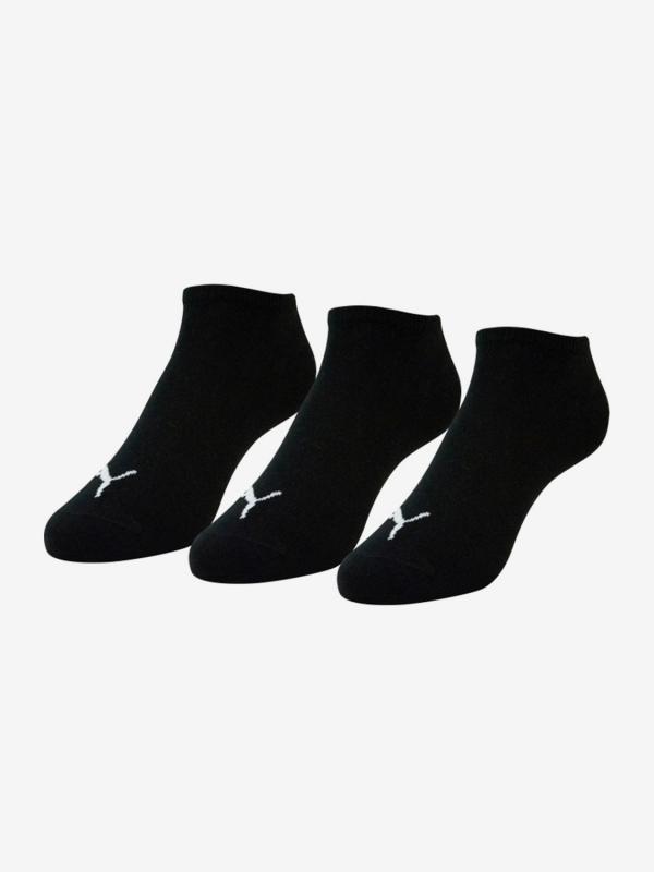 Ponožky Puma Unisex Sneaker Plain 3 Pack Černá