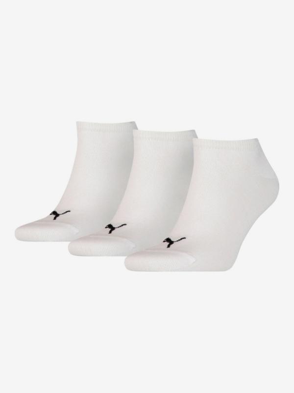 Ponožky Puma Unisex Sneaker Plain 3 Pack Bílá