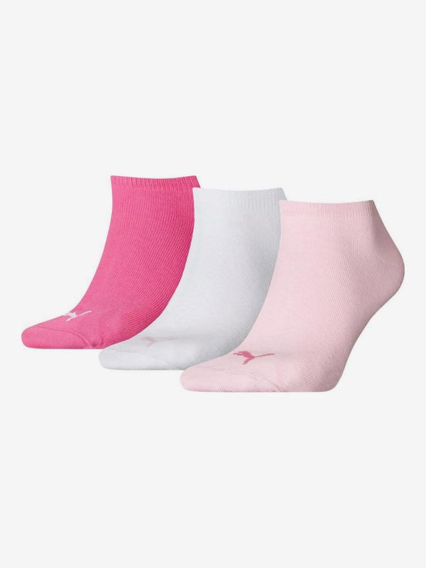 Ponožky Puma Unisex Sneaker Plain 3 Pack Barevná