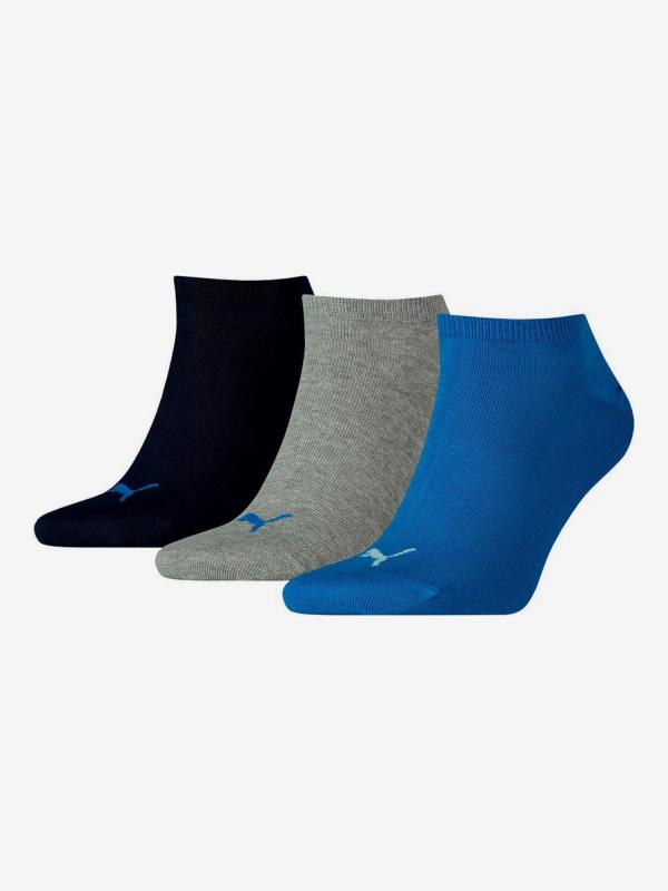 Ponožky Puma Unisex Sneaker Plain 3 Pack Barevná