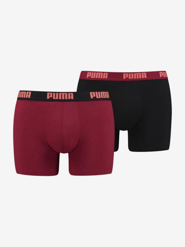 Boxerky Puma Basic Boxer 2 Pack Černá