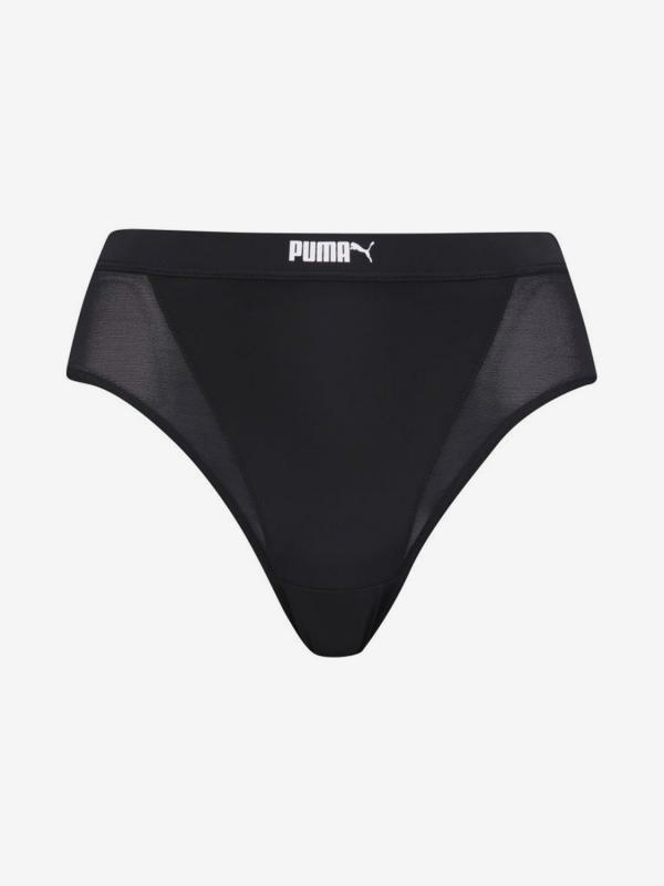 Kalhotky Puma High Leg Brazilian 1P Hang Černá