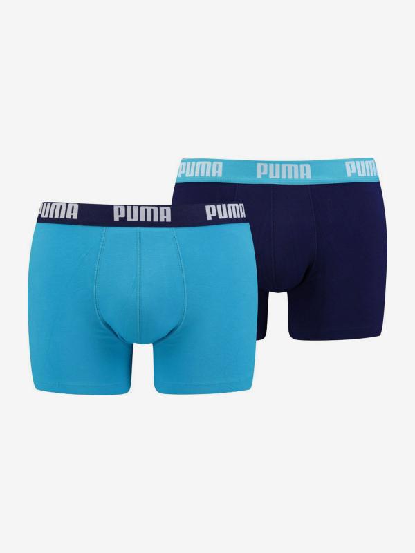 Boxerky Puma Basic Boxer 2 Pack Modrá