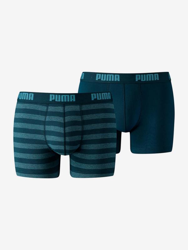 Boxerky Puma Stripe 1515 Boxer 2 Pack Barevná