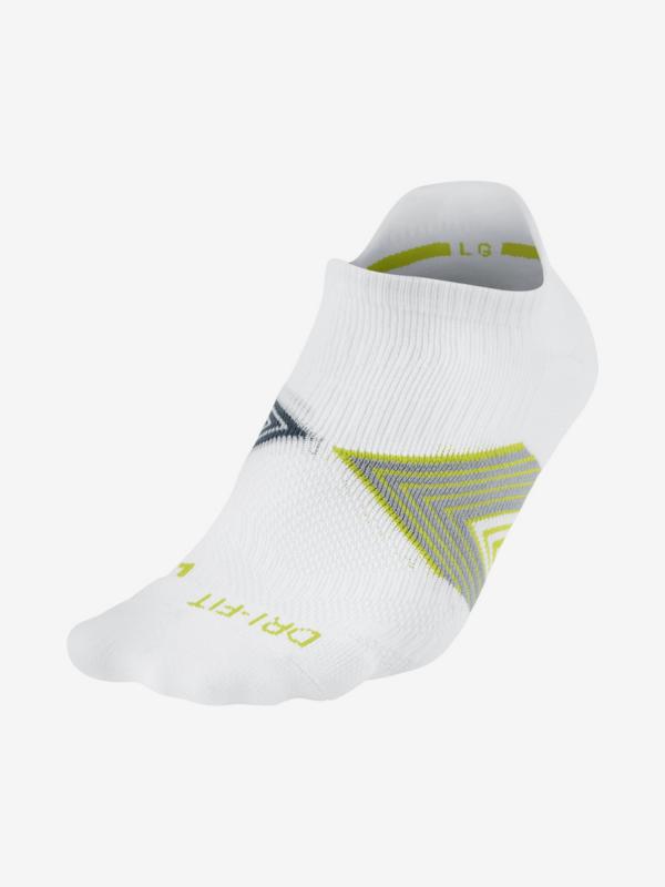 Ponožky Nike Running Dri Fit Cushioned Bílá
