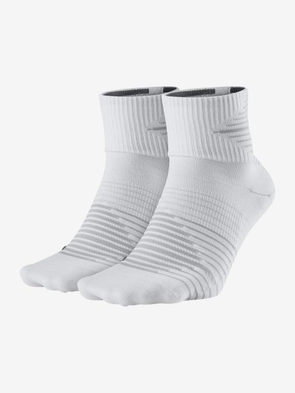 Ponožky Nike 2Ppk Running Dri-Fit Ligh Bílá