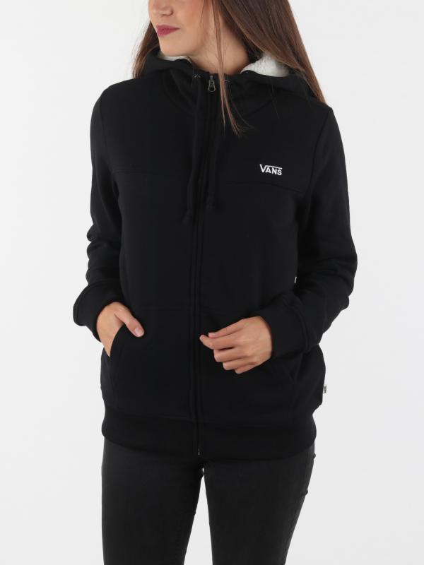 Bunda Vans Wm Stealth Zip Hoodi Black Černá