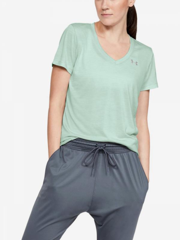 Tričko Under Armour Tech Ssv - Twist-Grn Zelená