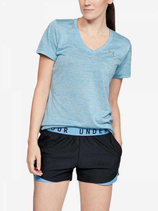 Tričko Under Armour Tech Ssv - Twist-Blu Modrá