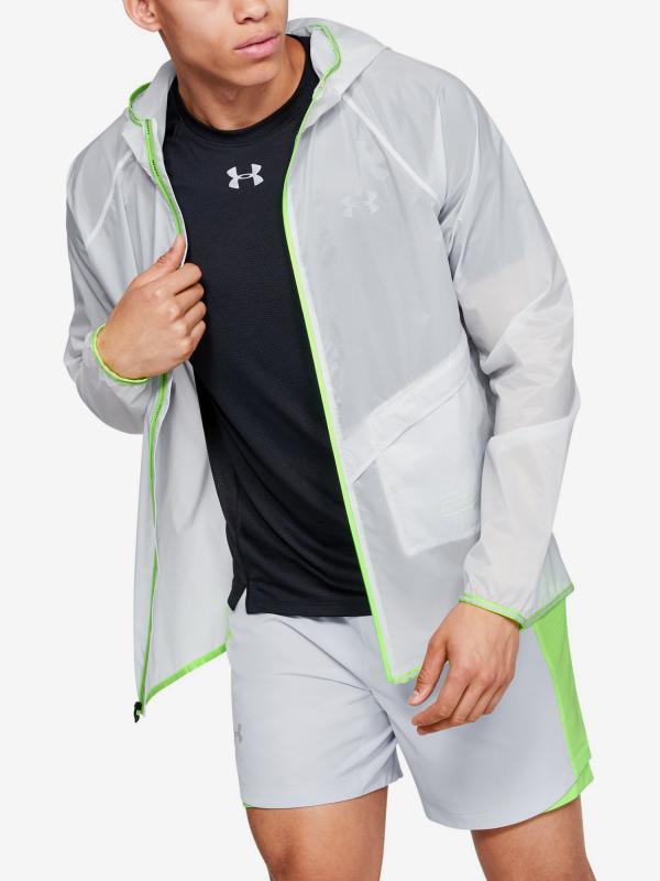 Bunda Under Armour Qualifier Storm Run Packable Graphic Barevná