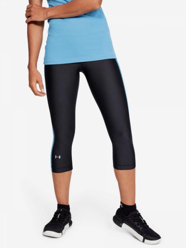 Kompresní legíny Under Armour Hg Capri-Blk Černá