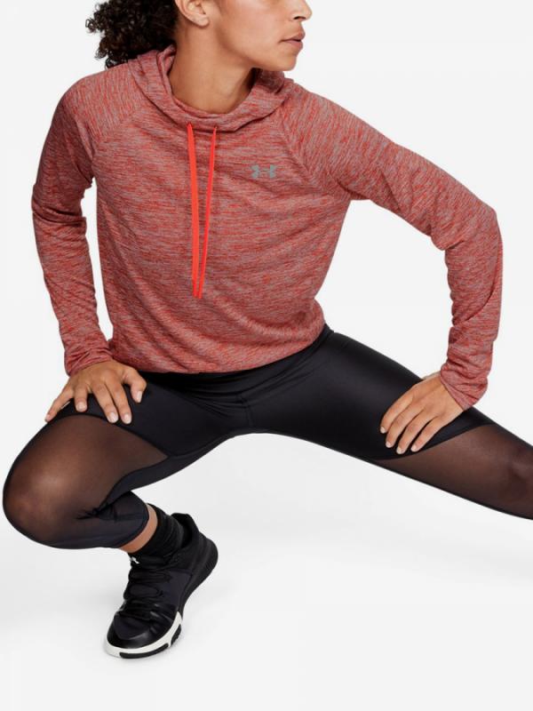 Mikina Under Armour Tech Ls Hoody 2.0- Twist-Pnk Červená