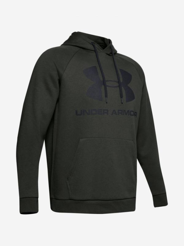 Mikina Under Armour Rival Fleece Sportstyle Logo Hoodie-Grn Zelená