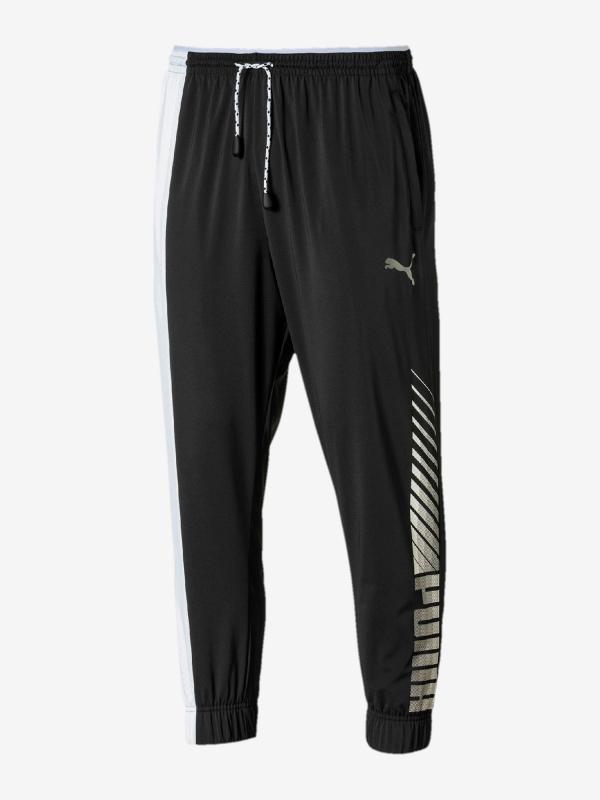 Tepláky Puma Collective Woven Pant Černá