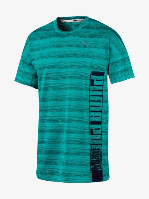 Tričko Puma Lastlap Heather Tee Modrá