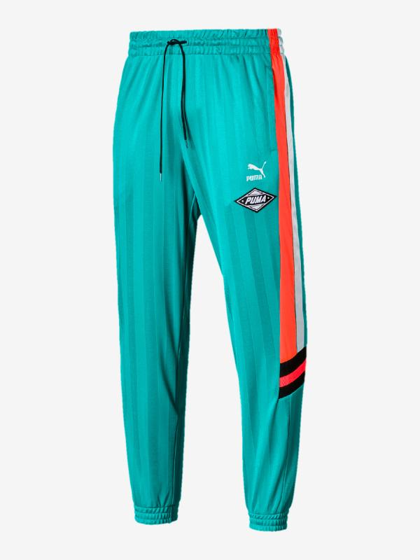 Tepláky Puma Luxtg Woven Pant Modrá