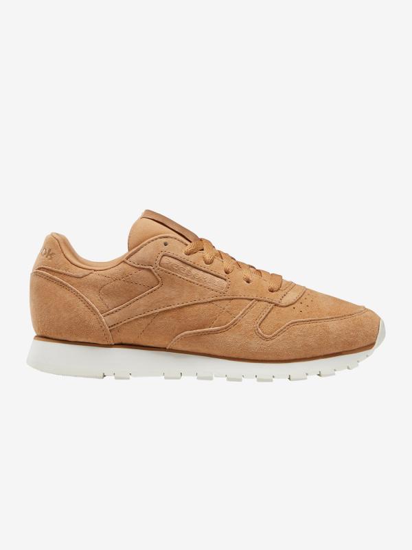 Boty Reebok Classic CL LTHR Hnědá