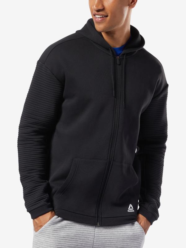 Mikina Reebok Wor Fleece Fz Hood Barevná