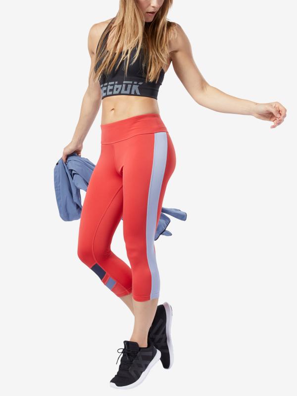 Legíny Reebok WOR Colorblocked Capri Barevná