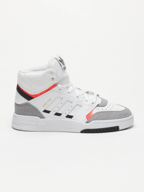 Boty adidas Originals Drop Step J Bílá