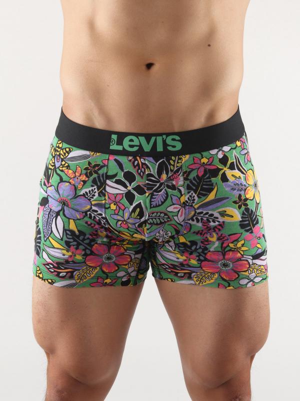 Boxerky LEVI'S 200SF WIGGLY FLOWER BOXER BRIEF 2P Barevná