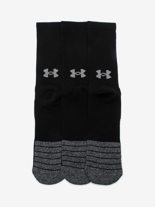 Ponožky Under Armour Heatgear Crew-Blk Černá