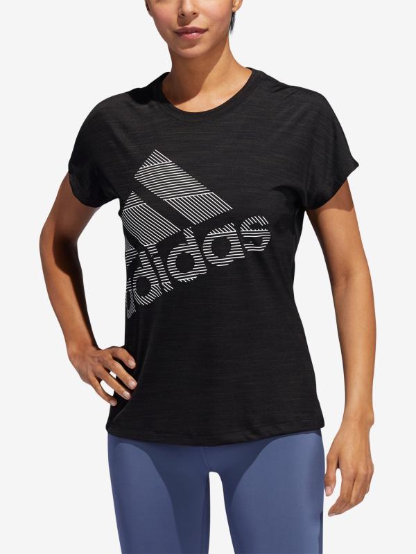 Tričko adidas Performance Ss Bos Logo Tee Černá