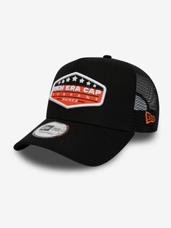 Kšiltovka New Era 940 Af trucker cap patch Černá