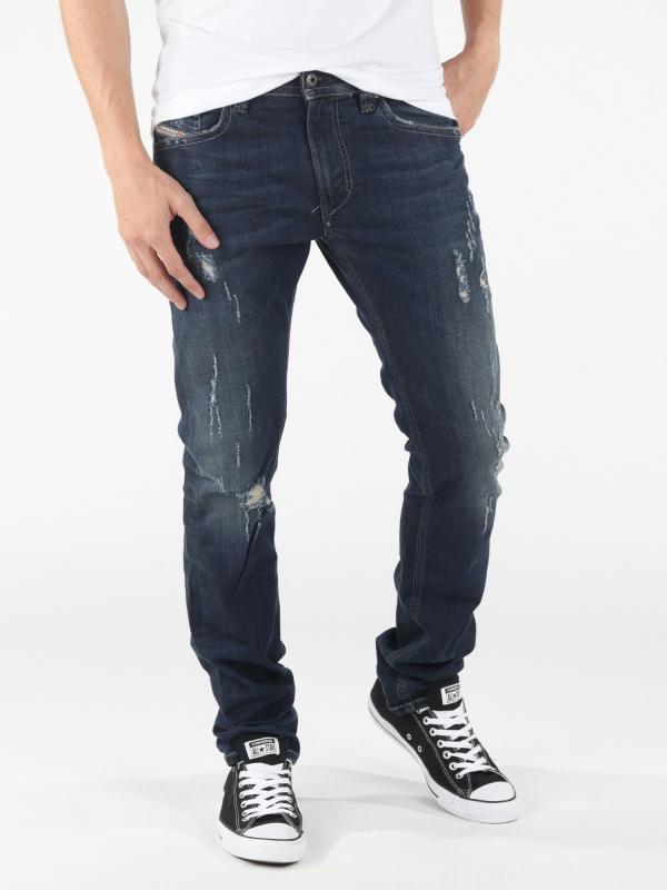 Džíny Diesel Thavar L.32 Pantaloni Modrá