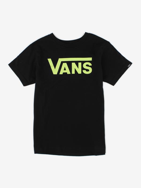 Tričko Vans By Classic Kids Black/Sharp Green Černá
