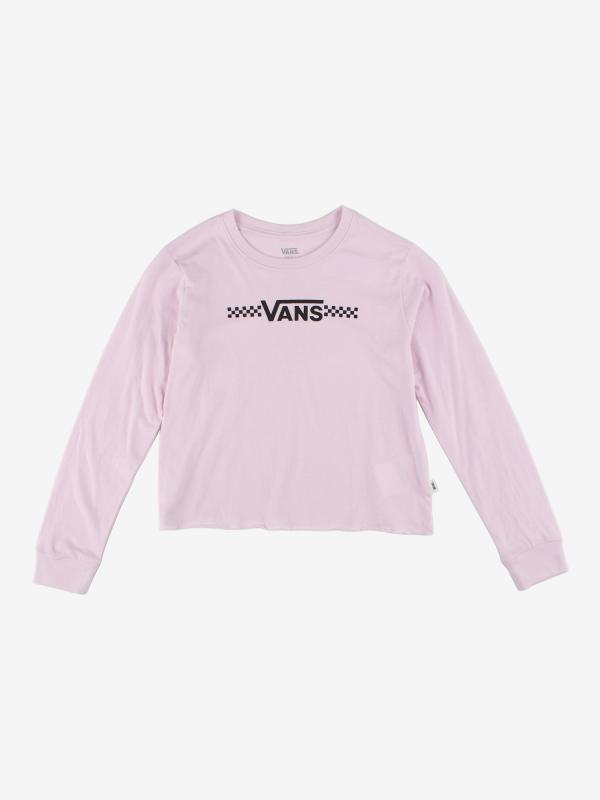 Tričko Vans Gr Funnier Times Ls Lilac Snow Růžová