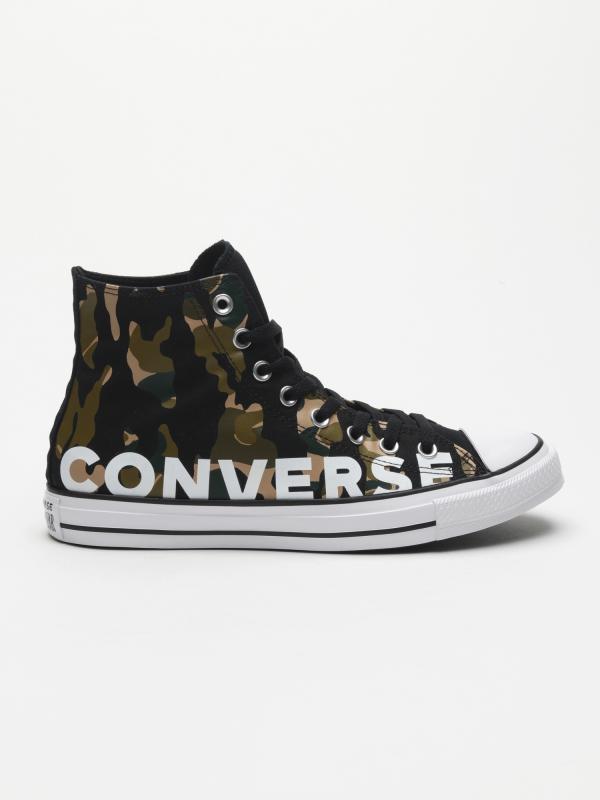 Boty Converse Chuck Taylor All Star Wordmark And Camo Print Barevná